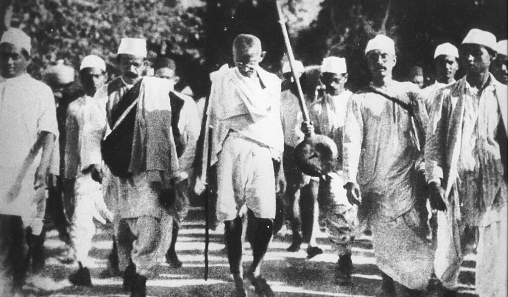 Gandhi During Salt March