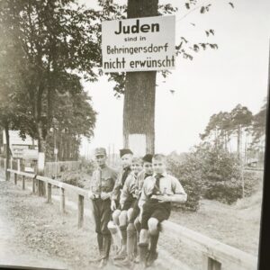 ‘Jews not welcome in Behringerdorf’. Photo